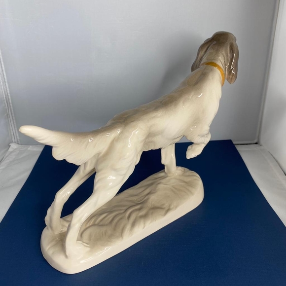 Vintage 1941-1958 Hertwig English Setter Porcelain Figurine - Picture 7 of 14